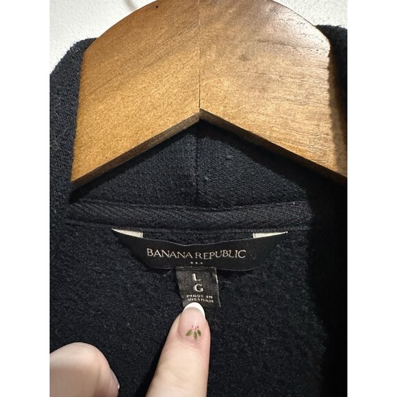 BANANA REPUBLIC Cotton Blend Collared Belted Short Peacoat - Picture 4 of 5